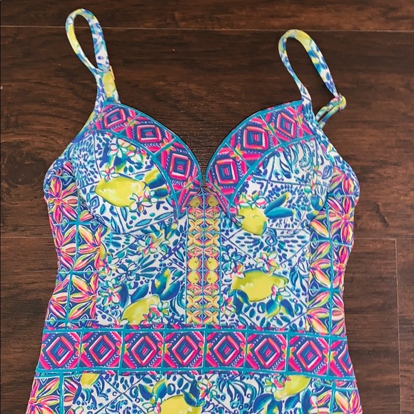 Lilly Pulitzer Zest For Life Palma One Piece Swim - Picture 3 of 5